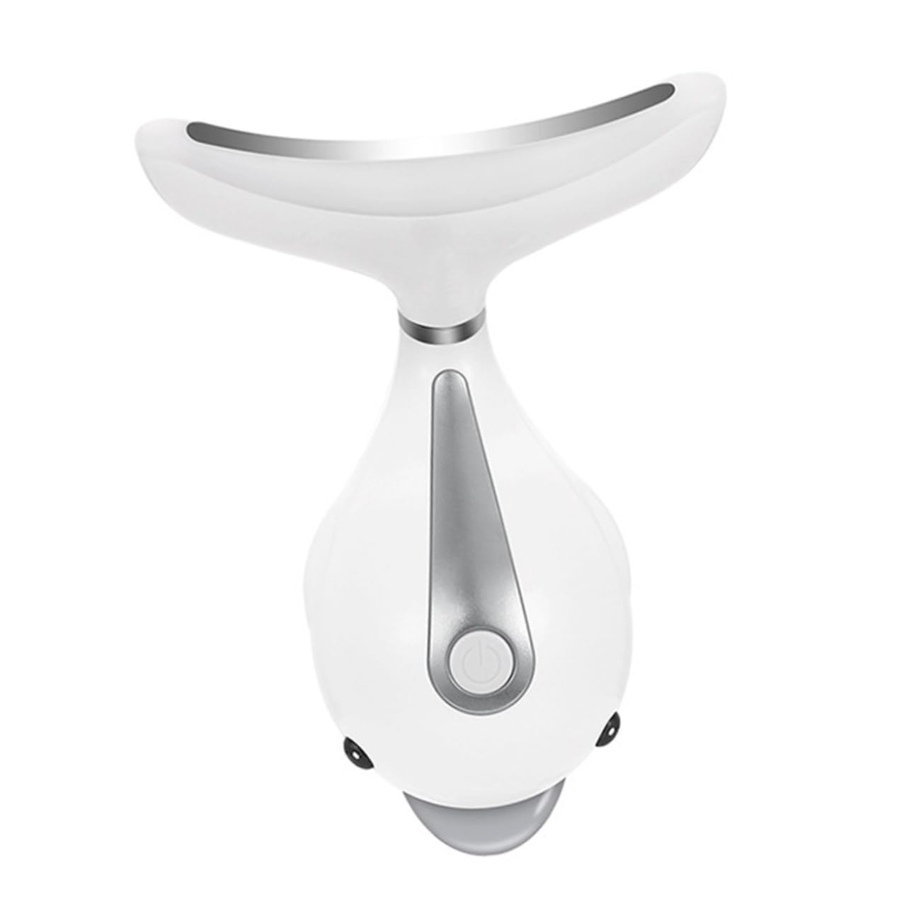 Happyyami Masajeador Facial Reafirmante USB Recargable para Remoción de Arrugas el Cuello y Cuidado de Dispositivo Antienvejecimiento con Ergonómico y Sensor de Temperatura
