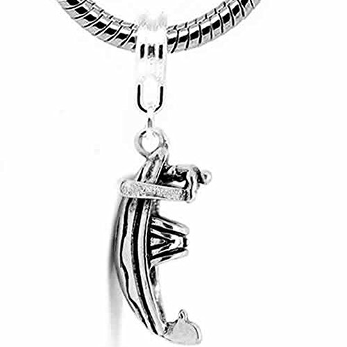 Gondola Charm Dangle Bead Spacer For Snake Chain Charm Bracelet