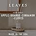 Sweet Water Decor Leaves Reed Diffuser Set | Autumn Scents Including: Apple, Orange, and Cloves | Lasts for 3+ Months | Premium Fragrance Oils | for Home and Office