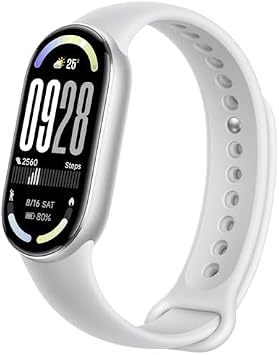 جهاز تتبع اللياقة البدنية Xiaomi Smart Band 10 - أبيض