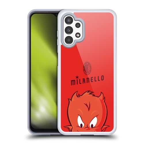 Funda de gel AC Milan para Samsung Galaxy A13 carcasa flexible de Milanello