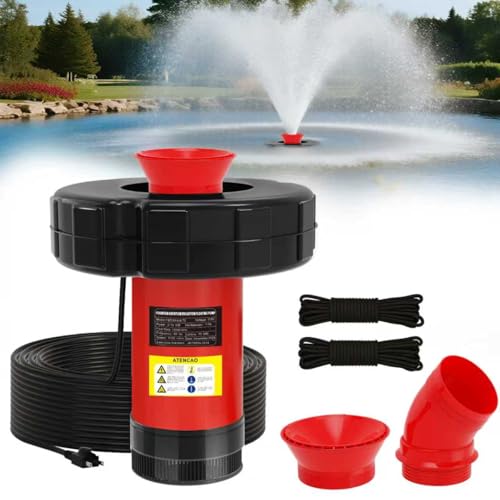 KYZDZQ 15000 GPH Pond Fountain Aerator, 110V,Floating...