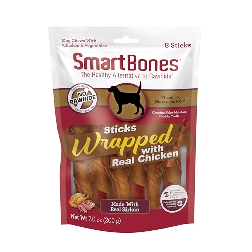 Image of SmartBones SmartStick Wrapped with Real Chicken, 1 Count (Pack of 8)