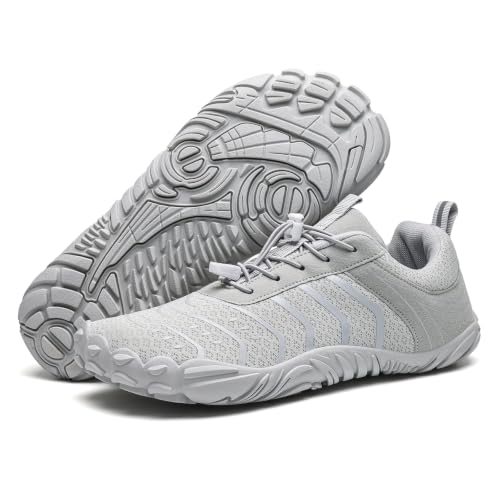 Image of Hiking Barefoot Shoes for Women Men Breathable & Non-Slip Athletic Barefoot Wide Toe Water Shoes Lightweight Perfect for Walking,Running,and Swimming