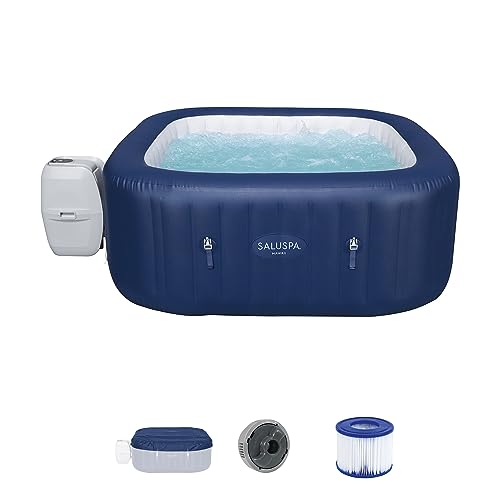 Bestway SaluSpa Hawaii AirJet 2 to 6 Person Square Inflatable Hot Tub...