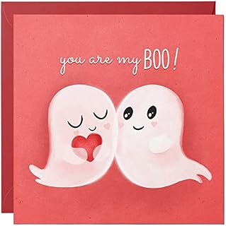 You Are My Boo Funny Valentines Card for Boyfriend and Girlfriend / Humorous Anniversary Card for Wife or Husband / Fiance Valentine Day Cards for Him or Her / Birthday Card