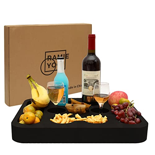 Ramieyoo Floating Drink Holder,Refreshment Table Tray For Pool Beach Party Or Hot Tub Float Loung-Versatile & Portable Serving Bar #TOP5