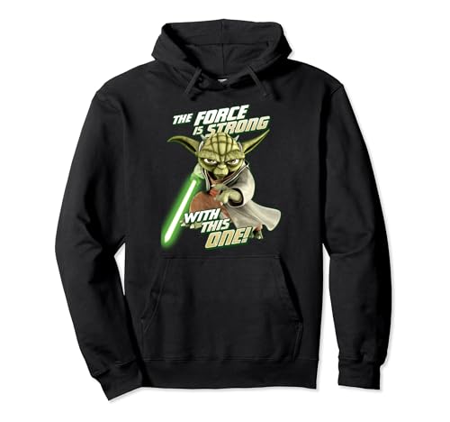 Yoda Star Wars Hoodie - Sweat à Capuche The Clone Wars Portrait pour Fan