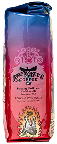 Raven’s Brew Coffee Bold Organic Coffee Dark Roast Ground - Wicked Wolf 12Oz #TOP5