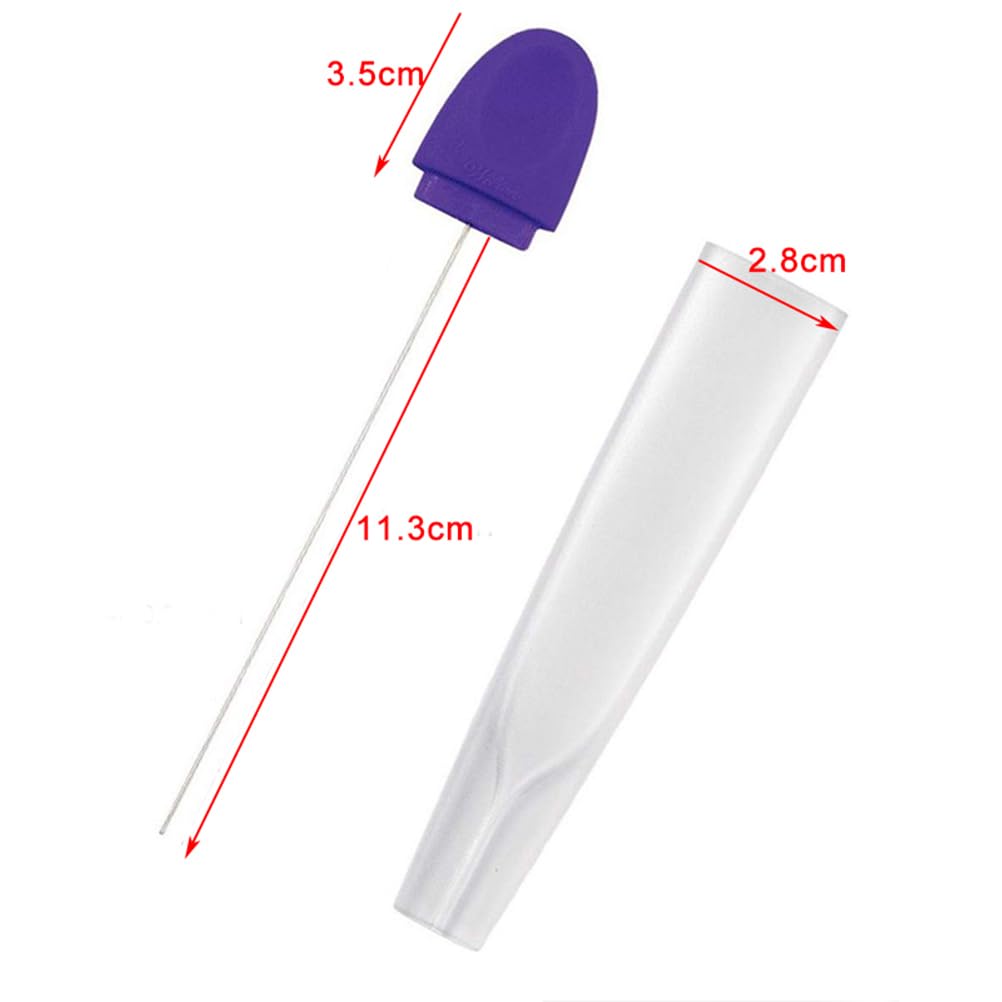 6 Sonde Per Torta In Acciaio Inox - Tester Da Cucina Con Custodia 11cm | Per Dolci E Pasticceria - Foto 2