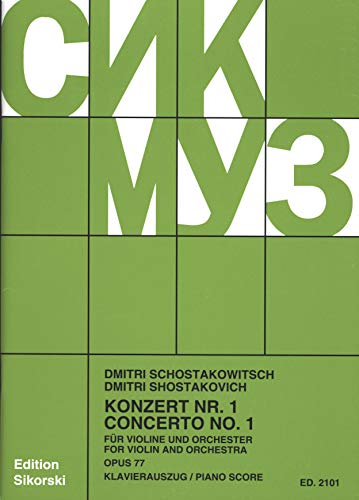 SHOSTAKOVICH - Concierto nº 1 en La menor Op.77 para Violin y Piano