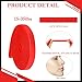 Foilswirl 8 Pcs Resistance Bands 15-35 Lbs Pull up Assistance Bands Exercise Workout for Working Out Muscle Training Physical Therapy Muscle Training Men and Women, Red