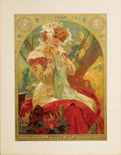 Poster Mucha Jaroslava toile 50x70 cm pour habiller vos murs vides facilement