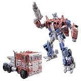 Transformers Studio Series Optimus Prime, Age of Extinction Voyager Class 6.75-Inch Converting Action Figure, Robot Toys for 8+