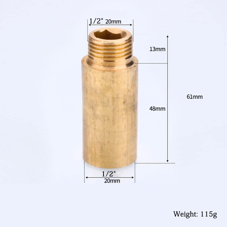 Accesorio de cobre de 1/2" duradero y junta de extensión de 50mm 3