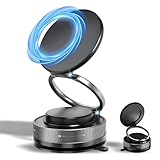 【真空ゲル吸盤・超強磁力】 GSON スマホホルダー 車 マグネット MagSafe対応 720°自由調整 「水平360°回転+垂直180°」 台座 60個 超強力 N55磁石搭載 強力吸着 安定性 高級合金素材 小型 超軽量 折りたたみ式 片手操作 マグセーフ 車載 スマホスタンド 携帯ホルダー iPhone Android 全機種対応 車用 カー用品