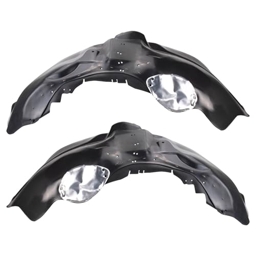 Image of TRQ Front Driver and Passenger Side Inner Fender Liner Set Compatible with 2011-2014 Ford F-150 Truck V6 3.5L
