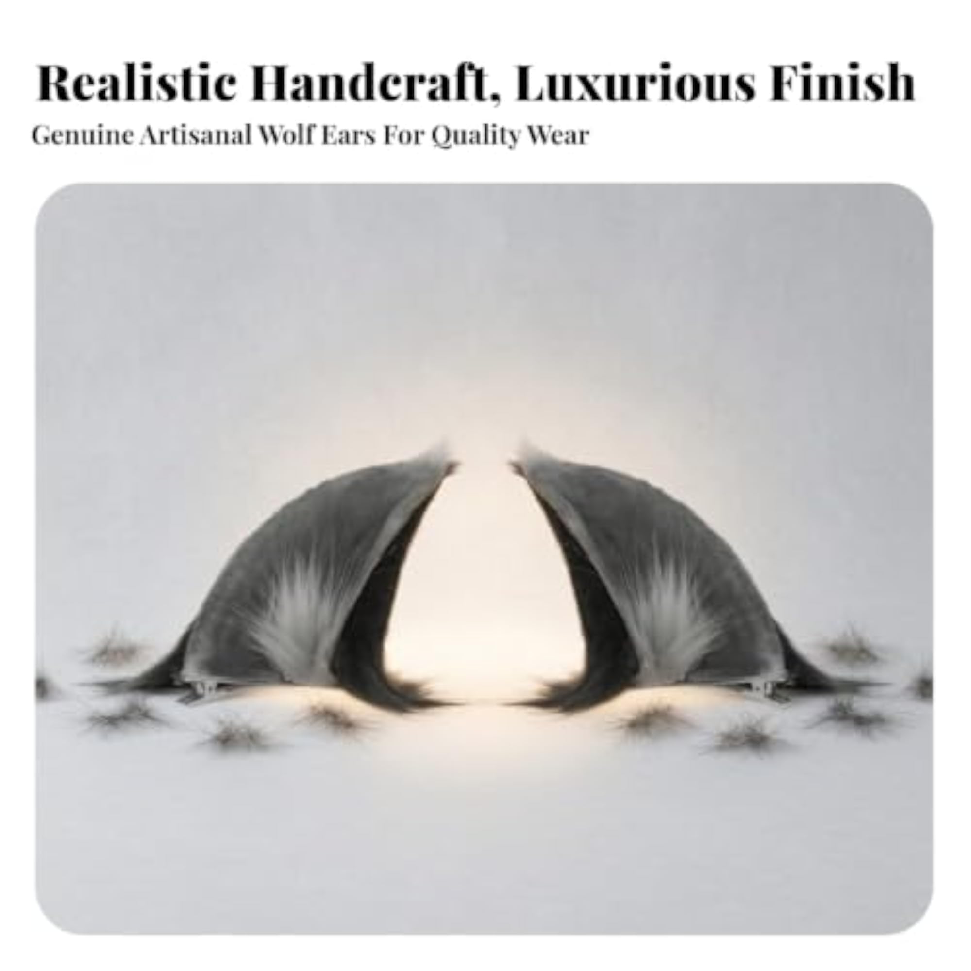 Faux Animal Ear Hair Clips for Cosplay and Events