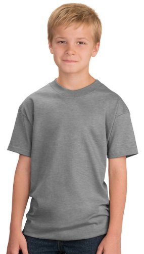 Port & Company Youth T-Shirt (PC61Y) Tee X-Small Athletic Heather
