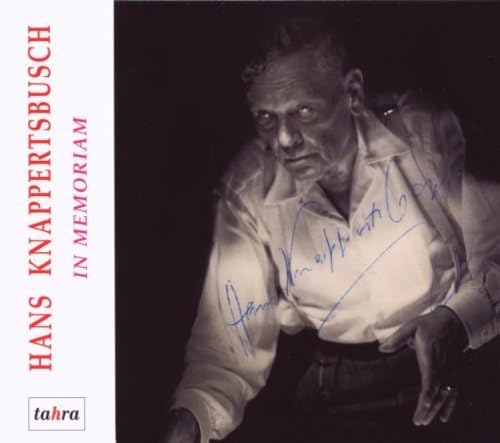 Hans Knappertsbusch - In Memoriam - Tahra Box Set 4 CDs