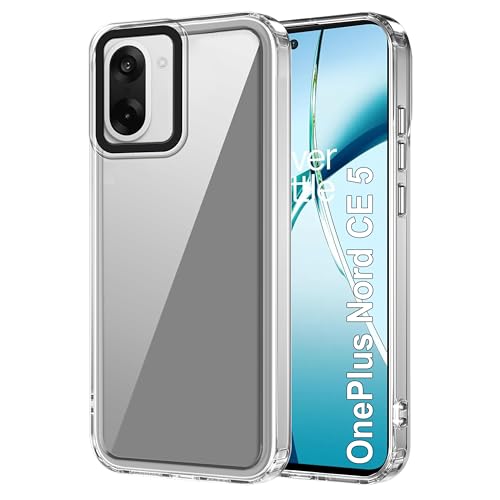 Image of Zapcase Back Case Cover for OnePlus Nord CE 5 | Compatible for OnePlus Nord CE 5 Back Cover | Case Cover with Camera Protection | (TPU + PC | Transparent)