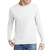 Hanes Originals Men's Tri-Blend Long Sleeve T-Shirt, ECO White, X Large