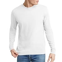 Hanes Originals Men's Tri-Blend Long Sleeve T-Shirt, ECO White, X Large