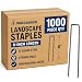 Sandbaggy 1000 Count 6" Landscape Staples ~ SOD Staples Garden Stakes Square Pins