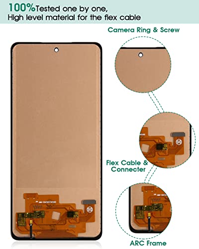 SRJTEK TFT for Samsung A52 Screen Replacement for Samsung Galaxy A52 LCD Display for Galaxy A52 Digitizer SM-A525F SM-A525M Touch Screen Assembly Repair Parts(NOT for A52 5G,NOT AMOLED)