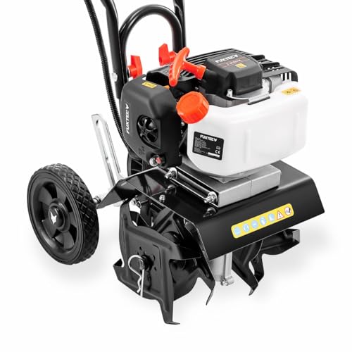 FUXTEC Motozappa a Scoppio FX-AF152 – Potente fresatrice a benzina con motore 2 tempi, larghezza di lavoro 23 cm, cilindrata 51,6 cc, 2 frese da 70 mm, peso netto 14 kg - 11