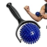 Massageroller – Muskelentlastungsgerät Mit Stacheligen Kugeln, Yoga-Therapiestab | Rücken, Fuß, Schulter, Hand, Bein, Wade, Körper, Triggerpunkt-Erholung, Tiefengewebe-Faszien-Entspannung, Dehnung, En