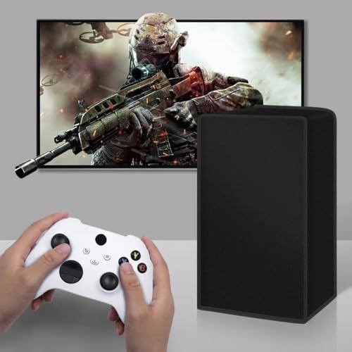 Funda antipolvo antiarañazos para consola Xbox Series X, accesorios de juegos, cubierta protectora vertical horizontal (modo vertical) - imagen 4