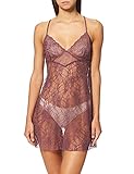 vestidos women'secret 2017 Este precioso camisón corto está confeccionado en encaje de favorecedor color granate