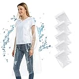 ✔Hochwertiges Material - Umweltfreundliches PE, hervorragend wasserdicht und atmungsaktiv, wiederverwendbar und stoßdämpfend Ripstop und sind somit widerstandsfähiger als jeder andere vergleichbare Regenmantel.