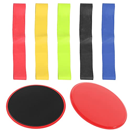 BTOSEP Juego de discos deslizantes de fitness para un entrenamiento eficaz del núcleo, mejora la estabilidad y la coordinación, perfecto para gimnasio en casa, disponible en 6 colores, 2 unidades