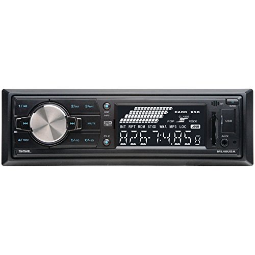 SOUND STORM ML40USA Single-DIN MECH-LESS Multimedia Player (no CD or DVD), Receiver, Wireless