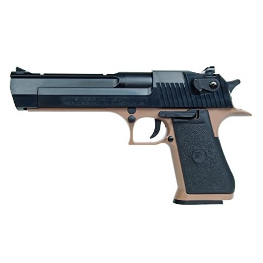 DESERT EAGLE 50AE CORPS TAN MUELLE (< 0,5 joules)
