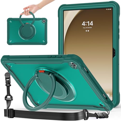 Coque Galaxy A9 Plus 11" antichoc grise avec protège-écran et support rotatif X210