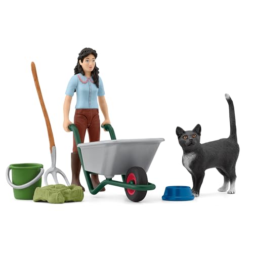 Schleich Horse Club - Kit de mantenimiento con 12 bolsillos Emily para niñas y niños a partir de 4 años