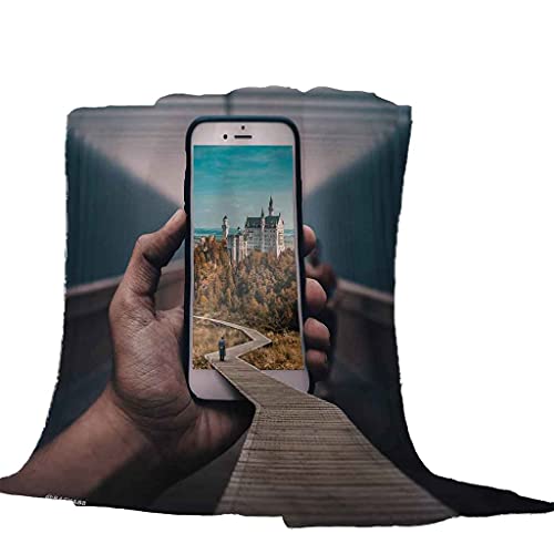 Couverture Polaire Chaude Contre le Froid Plaid Flanelle Douceur Toutes Saisons - 5