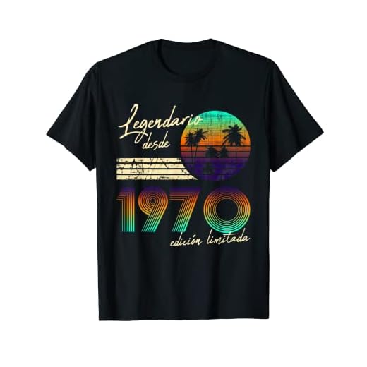 52 Años Cumpleaños Hombre Regalos Legendario Desde 1970 Camiseta