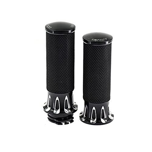Poignées de guidon CNC 25mm moto custom pour Harley Dyna Sportster et Touring