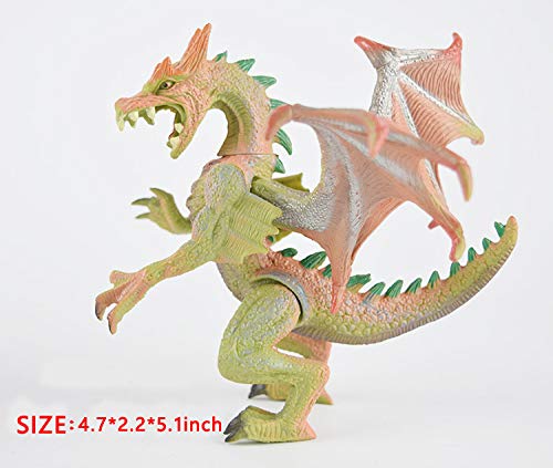 Rich Boxer 4 Pcs Premium Dragon Model, Realistic Looking Dragon Figure, 4.7-5.1 Inch Mini Dragons For Best Gift Party Favors #TOP1