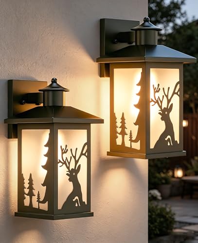 Rustic Outdoor Wall Lights for Cabin Patios