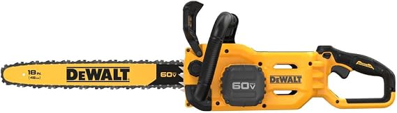 DEWALT 60V FLEXVOLT 18 Brushless Chainsaw (DCCS672X1)