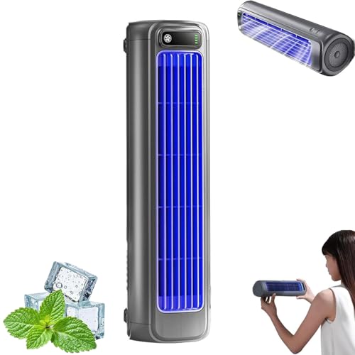 Brizac, BrizaAC Air Conditioner, Qinux Brizaac Air Cooler, 2025 New Cooling Ace Portable Air Conditioner, Ac Fans That Blow Cold-Air for Bedroom with 3 Speeds (Gray)