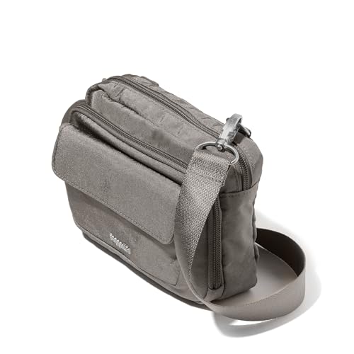 Image of Baggallini womens Modern Double Zip Crossbody