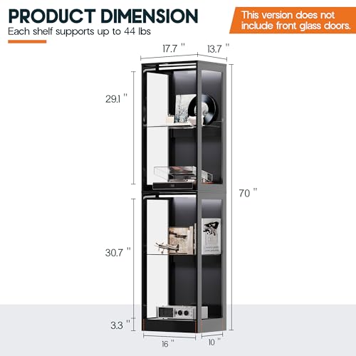 Image of AMERLIFE 18-Inch RGB Open Display Cabinet
