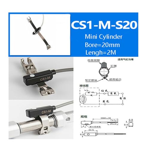 Capteur à lames pour vérin pneumatique D-A93 CS1-M-S20 Reed - 2