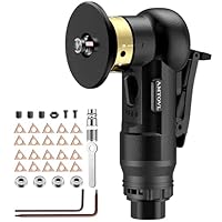 AMTOVL Luftfasenwerkzeug - Mini Pneumatische Anfasmaschine, 30000 U/min Pneumatisches Anfaswerkzeug, 45 Grad Luftabschrägmaschine mit 1/4 Zoll Lufteinlass für Metall, Holz (Schwarz)